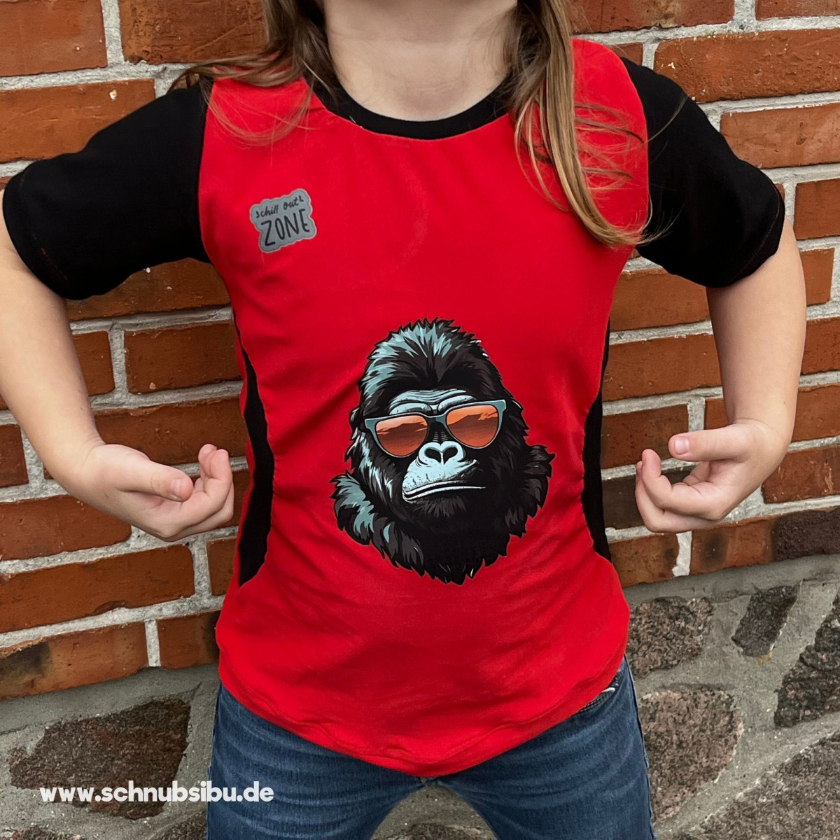 Bügelbild Chill Out Gorilla